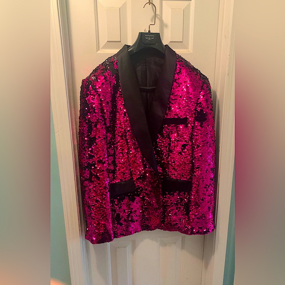 Purple Sequence blazer